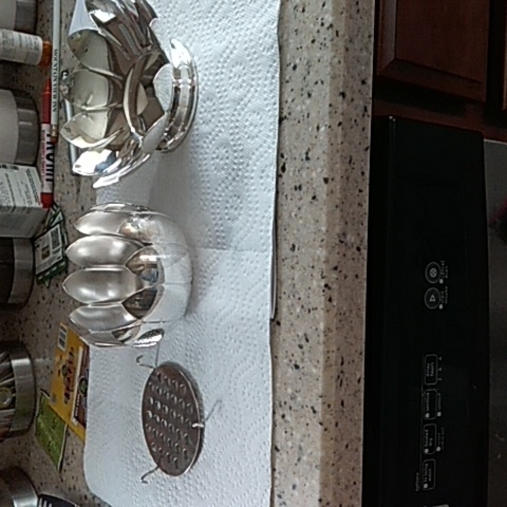 Silver Plated flower arranger vintage